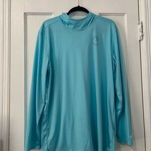 Carhartt Aqua Blue Performance Long Sleeve Hoodie